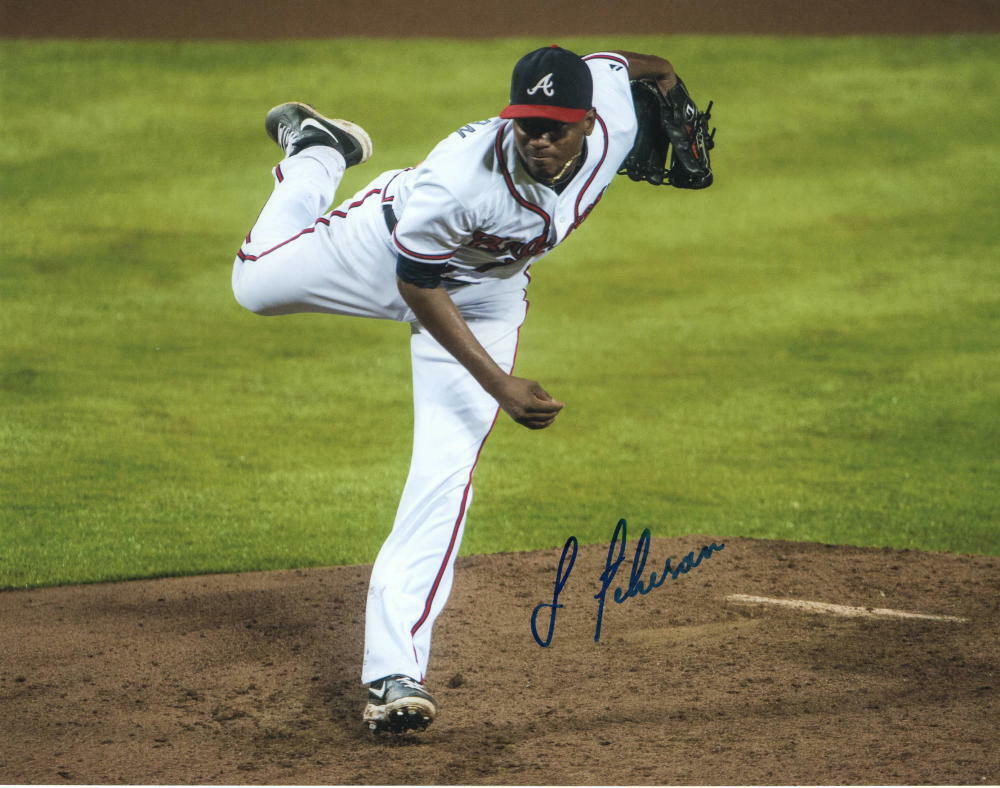 JULIO TEHERAN SIGNED AUTOGRAPH 11x14 Photo Poster painting - ATLANTA BRAVES