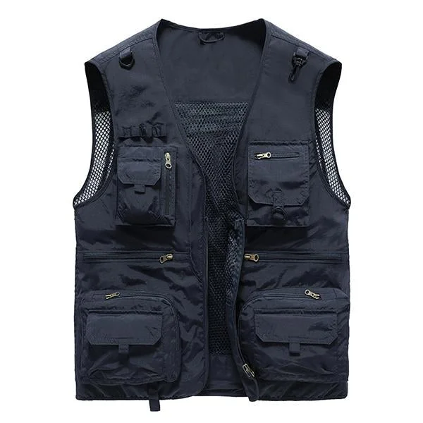 Men's Multi-pocket Outdoor Quick-drying Vest 96825875M