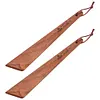 2Pcs Outdoor Wooden Spatula Anti-Scalding Cooking Spatula Utensils Kitchen Tools