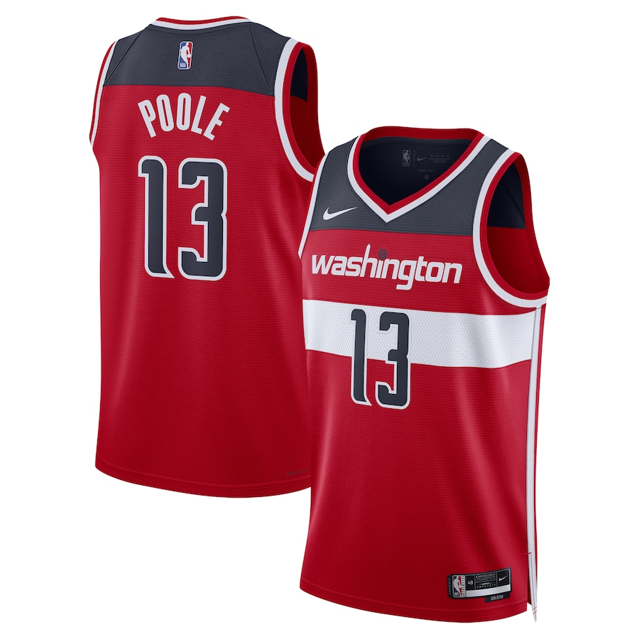Washington Wizards Jordan Poole Red Jersey - Icon Edition mysite