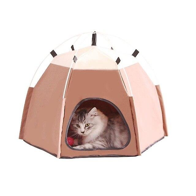 Portable Folding Pet Tent Dog House Pet Cage Cat Carrier Tent Playpen Bed Outdoor Small