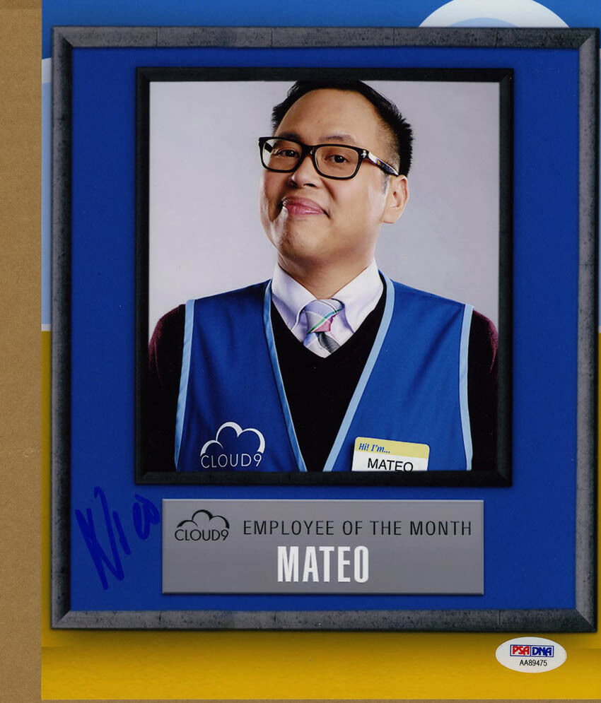 Nico Santos SIGNED 8x10 Photo Poster painting Mateo Superstore PSA/DNA AUTOGRAPHED