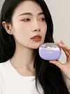 Automatic Fingernail Cutter with LED Nail Polisher Electric Safety Nail Clipper