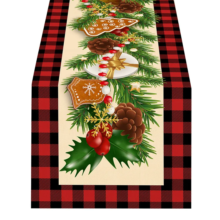 Christmas Multi-purpose Table Runner Cloth gbfke