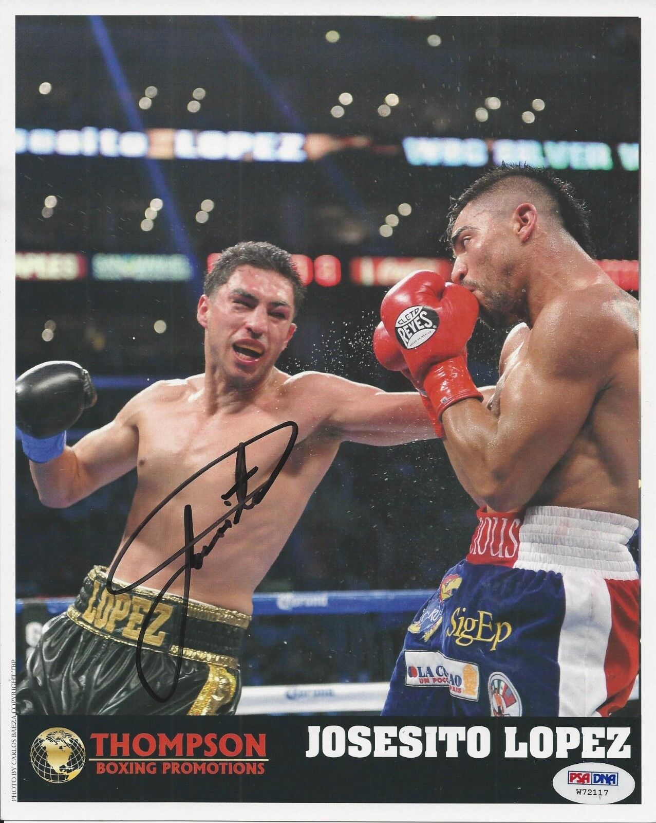 Josesito Lopez signed 8x10 Boxing Photo Poster painting PSA/DNA # W72117