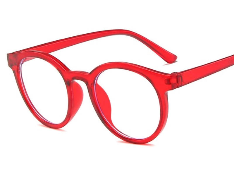 Minimalist Solid Color Ac Round Frame Full Frame Optical Glasses