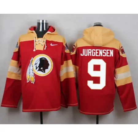 Redskins #9 Sonny Jurgensen Burgundy Red Player Pullover NFL Hoodie