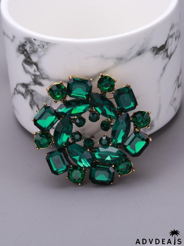Glass Decor Brooch