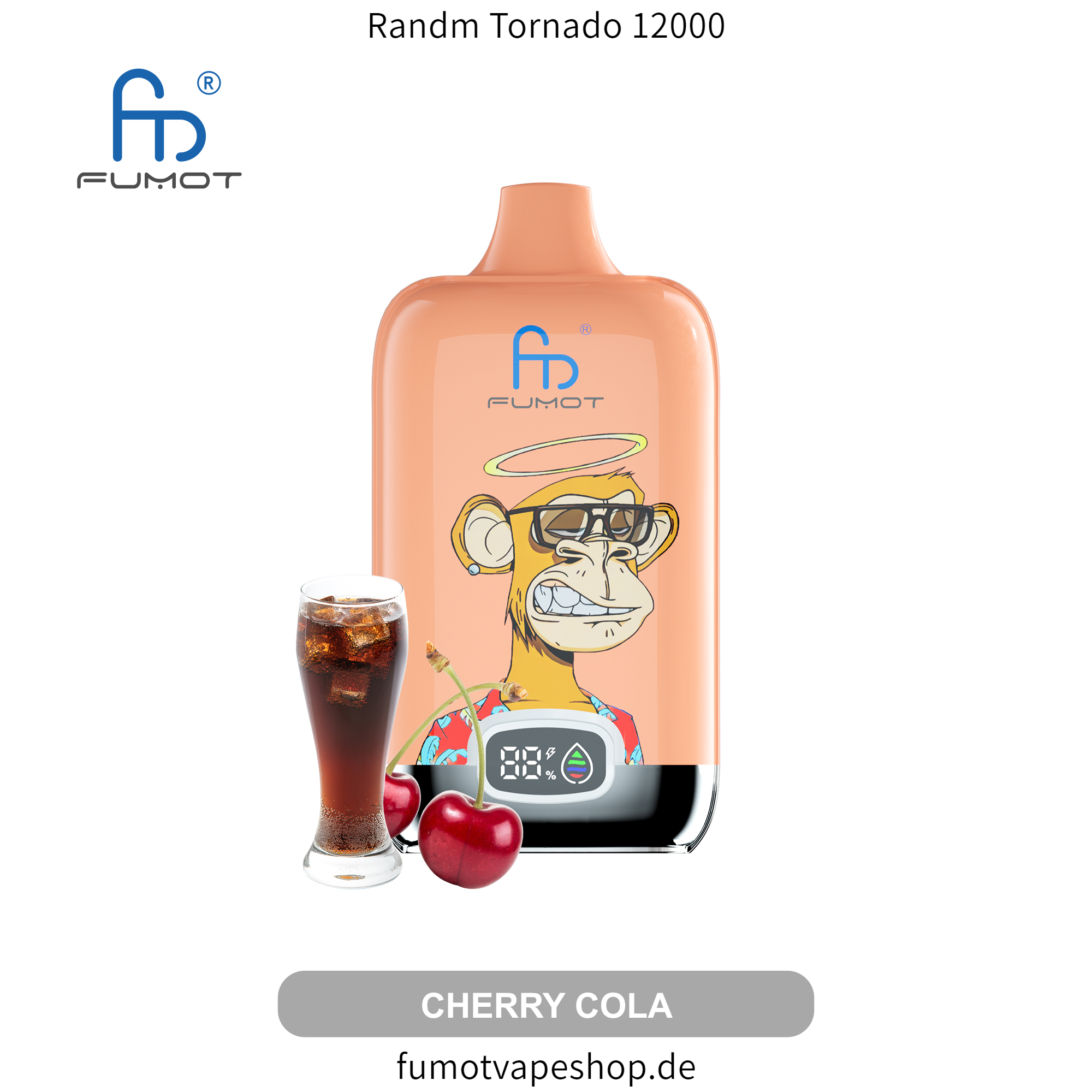 Randm Tornado 12000 Kirsch-Cola  fumotvapeshop
