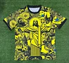 2024 Brazil Special Edition Jesus Yellow Gray Soccer Jersey