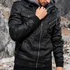 💥2025 New Arrivals!Men's Leather Fashion PU Leather Jacket Men's Coat