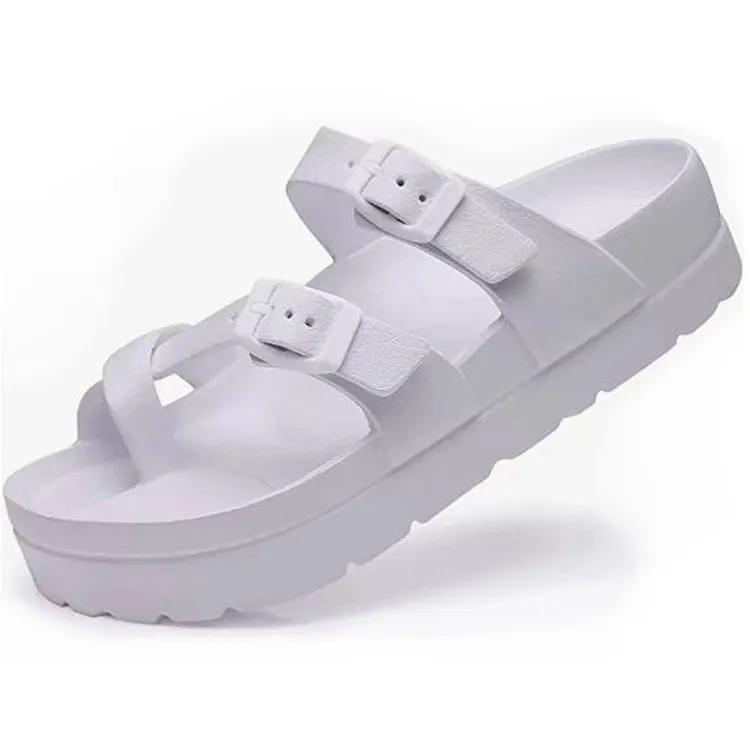 Women's Platform Clogs with Arch Support Adjustable Beach Sandals