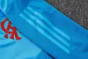 Joyfball 2024/2025 Flamenco Long Zipped Jacket Blue Soccer Jersey 1:1 Thai Quality 