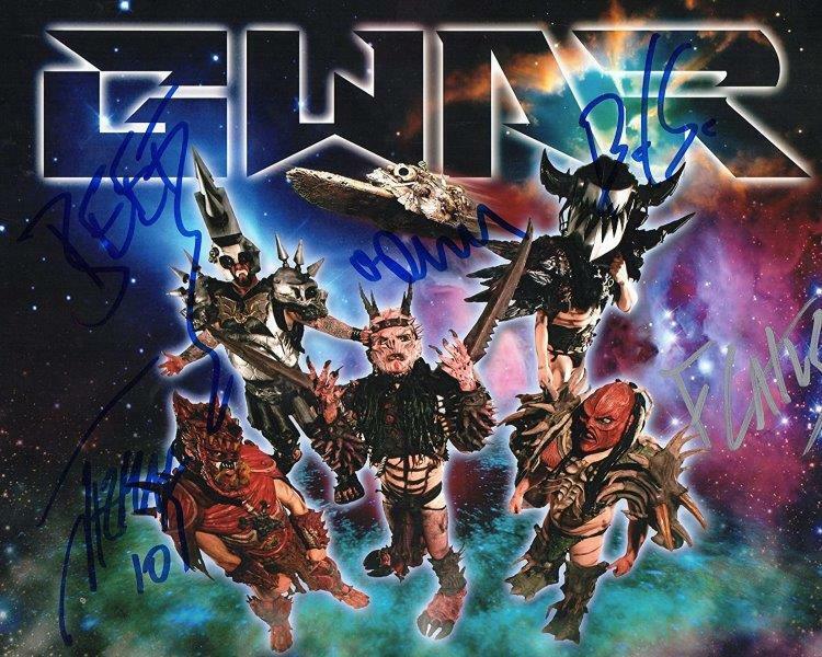 REPRINT - GWAR BAND Metal Rock Signed 8 x 10 Glossy Photo Poster painting Poster RP Man Cave