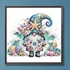 Sea Goblin Special Shaped 5D DIY Partial Drill Diamonds Dots Gem Art Kits 11.81 X11.81inch Diamond Dots Paintings Diamonds Paintings Gem Art for Adults Beginners Home Decor
