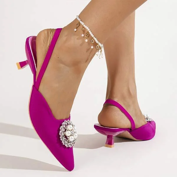 Women's Pointed-toe Rhinestone High Heel Sandals shopify Stunahome.com