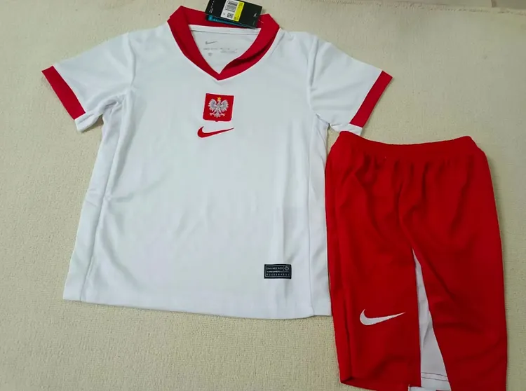 24-25 season Poland home jersey children's clothing