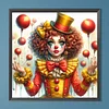 Clown Circus-Full Round Diamond Painting 40*40CM