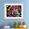 Colorful Cartoon Dog  | Full Round Diamond Painting Kits