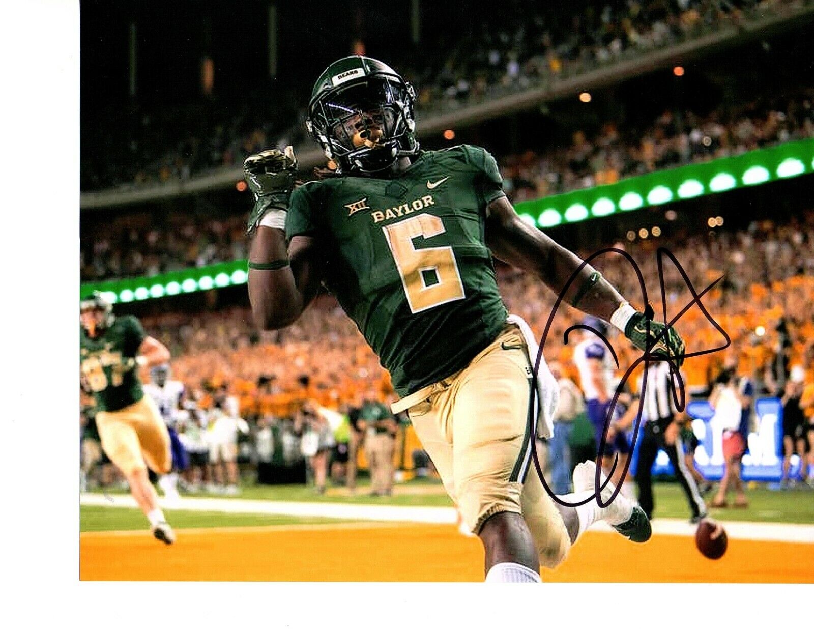 JaMycal Hasty Baylor Bears signed autographed 8x10 football Photo Poster painting RB STAR!!