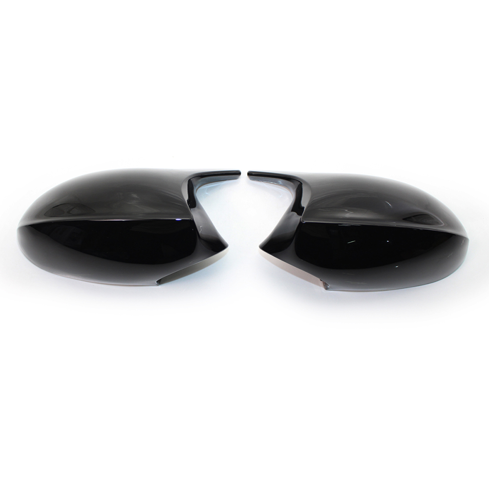

1 Pair M3 Style Door Mirror Covers Caps Gloss Black for BMW E90 2006-2008, 501 Original