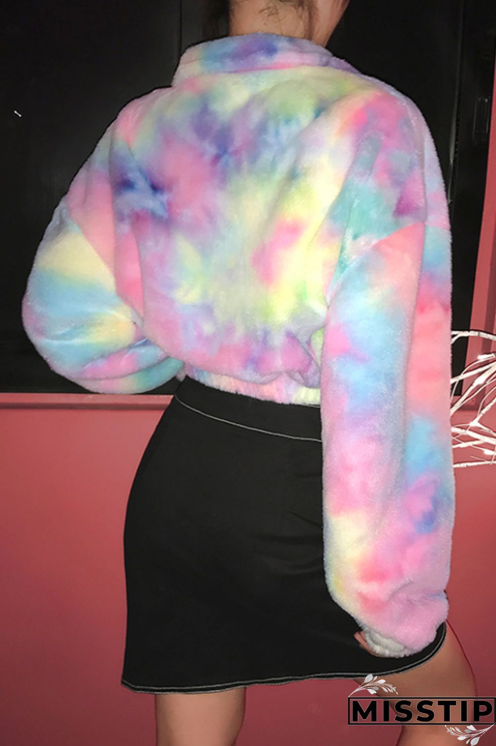 Rainbow Stylish Loose Wild Sweater