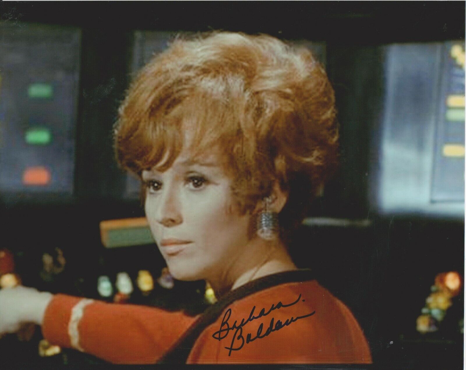 Barbara Baldavin Star Trek TOS Signed 8x10 Photo Poster painting