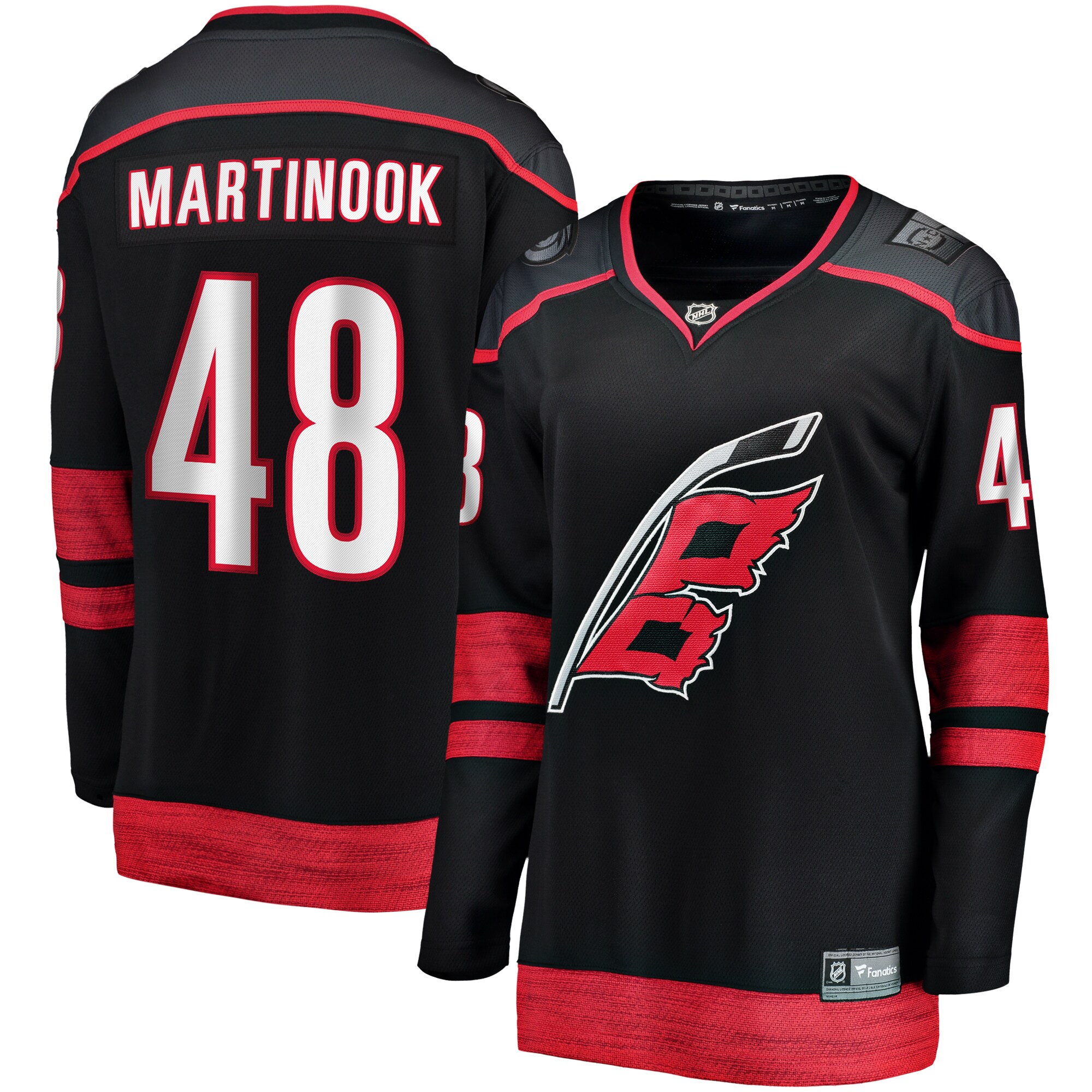 Jordan Martinook Carolina Hurricanes Fanatics Women’s Home Breakaway   Jersey – Black mysite