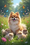 Luxury AB Velvet Diamond Painting Kit - Dogs
