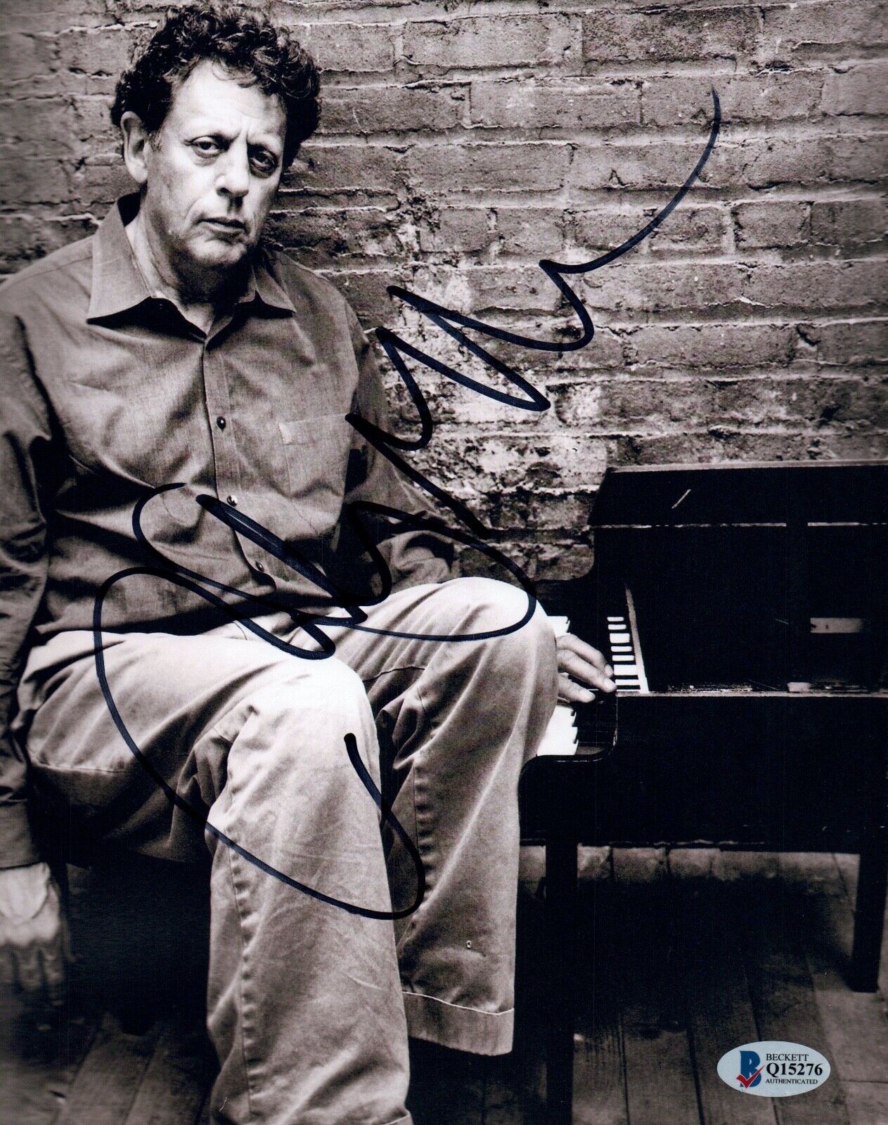 Philip Glass Signed Autographed 8x10 Photo Poster painting Classical Composer Beckett BAS COA