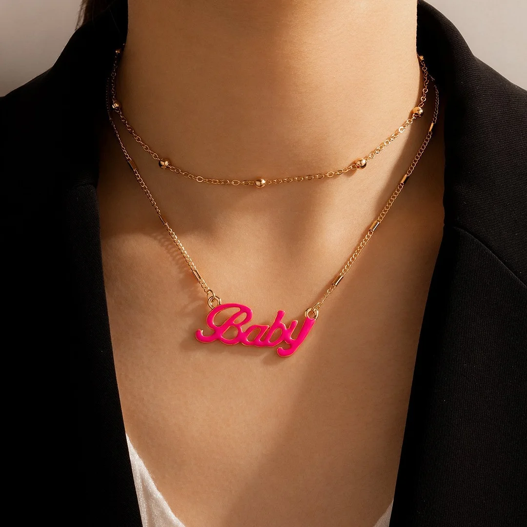 Letter necklace