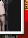 Black Gown Kim Mi-Jung Decorative Painting - A Wonderful New World - BLK Studio