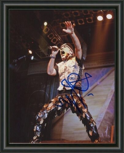 IRON MAIDEN - SINGER Bruce Dickinson - A4 SIGNED Photo Poster painting POSTER -  POSTAGE