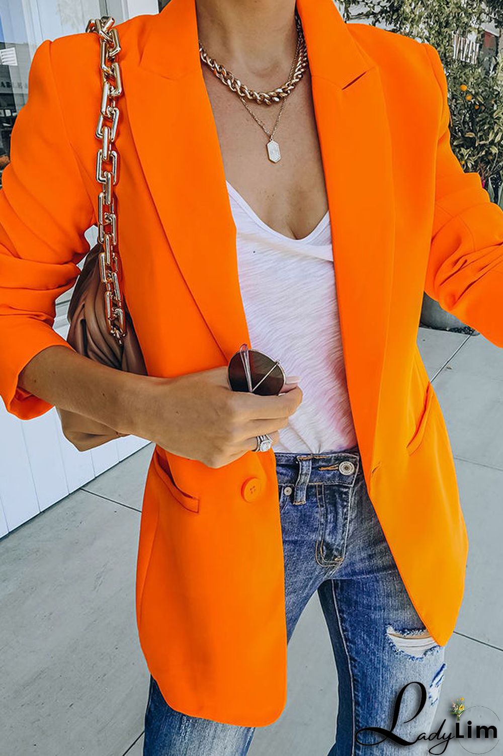 Standards Pocketed Bright Colour Blazer Shorts Suit
