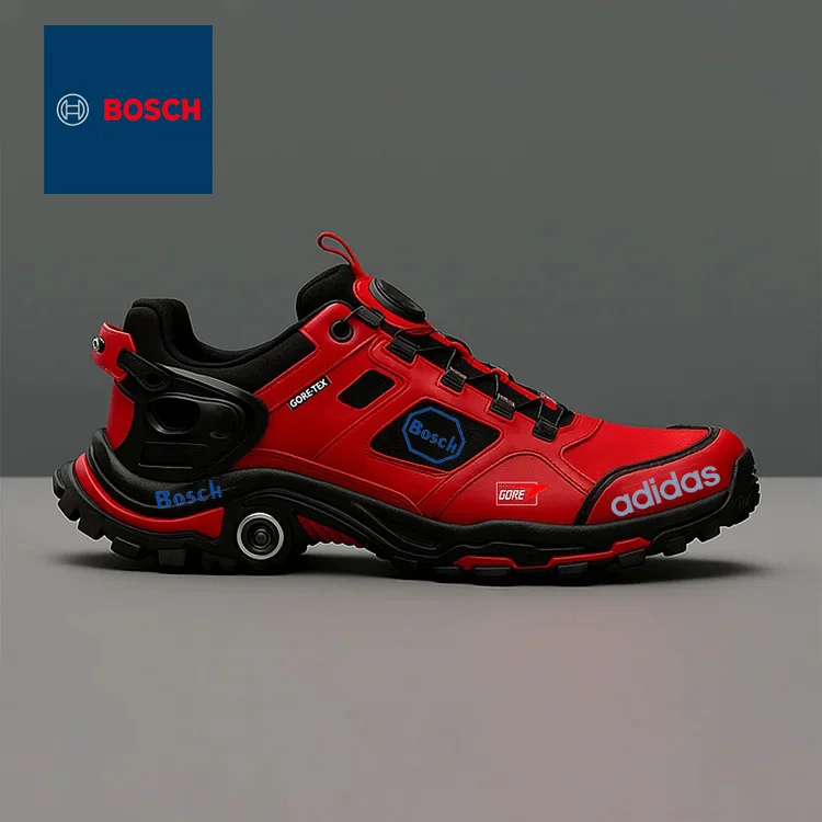 @bosh i adidas wsp&oacute;łpracują przy tworzeniu wodoodpornych i antypoślizgowych but&oacute;w trekkingowych dla mężczyzn.