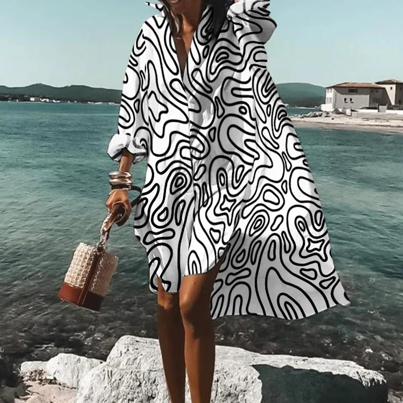 ⚡NEW SEASON⚡Twisted Stripe Print Casual Midi Dress