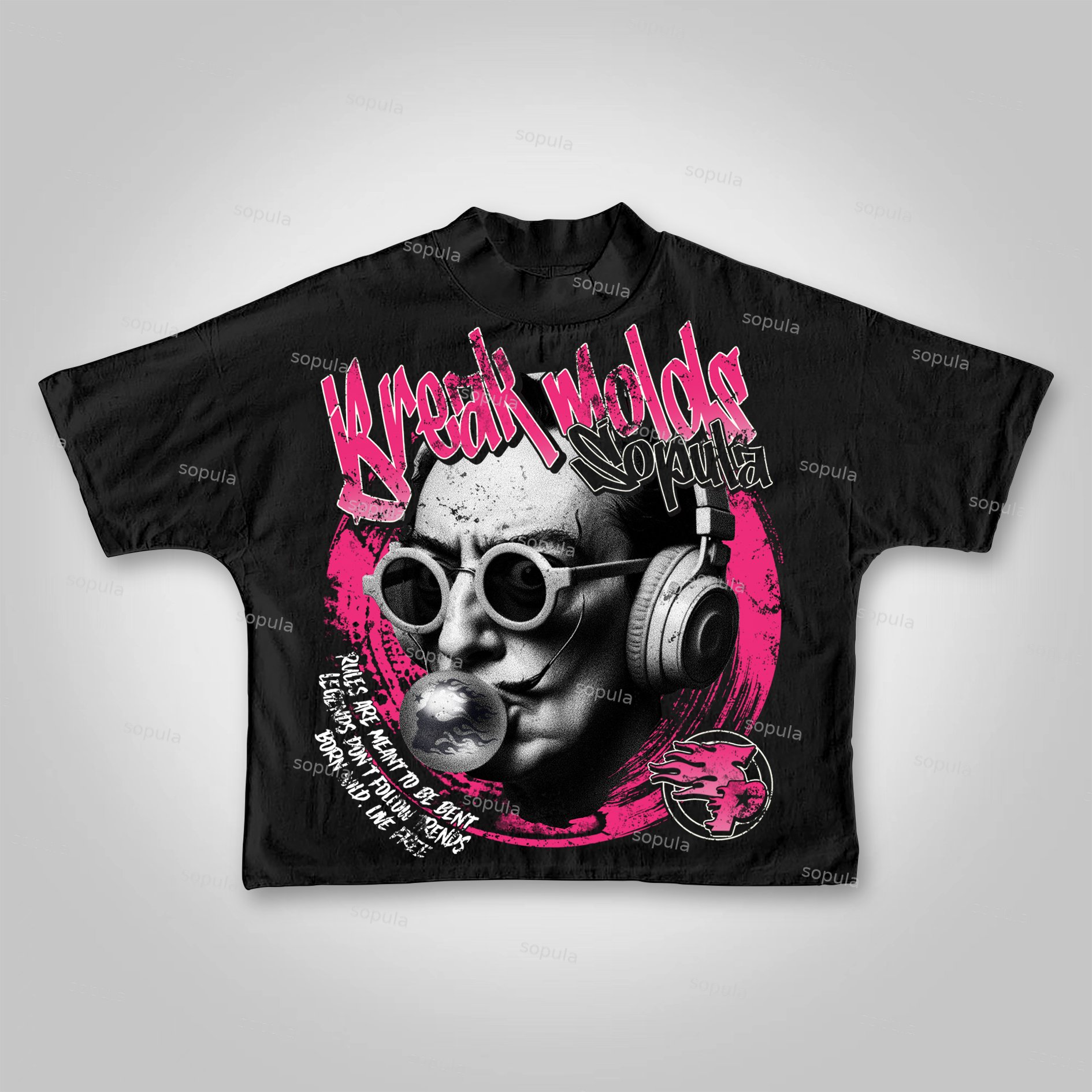 Sopula Breaking The Stereotype Keeping It Wild Vintage Aged Graphics Cropped T-shirts - SOPULA