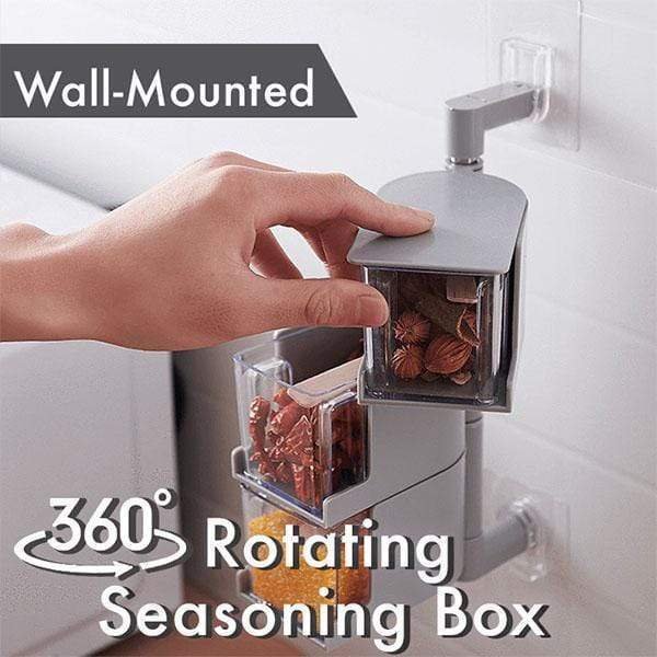 360-Degree Rotating Seasoning Box