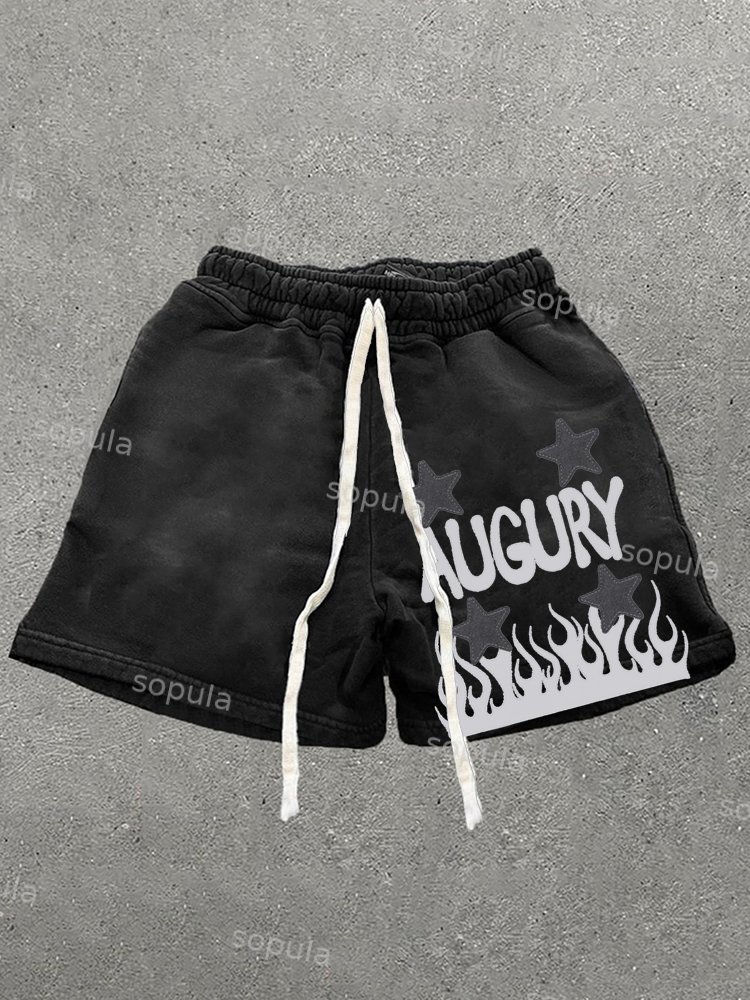 Augury Flame Star Shorts - Sopula｜Premium Graphic Tees & Graphic Clothing