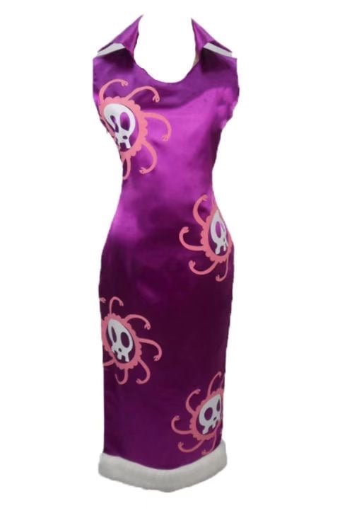 One Piece Boa Hancock Cheongsam Cosplay Costume