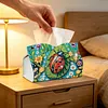 (25cm)Garden Ladybug Floral DIY Diamond Painting PU Tissue Holder Box