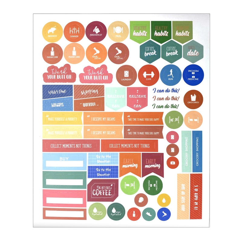 A5 English Version Thick 5-week Planner Study Schedule Hardcover Notebook Customized Office/cultural/notebook/notepad