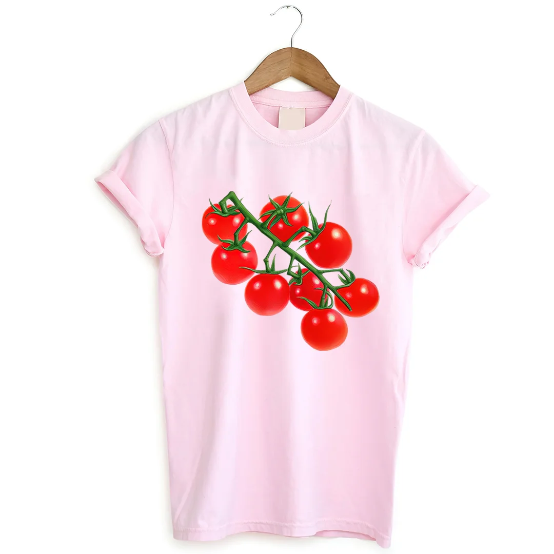 Tomato Fruit Boho Graphic T-shirt
