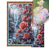 Waterfall Flowers-11CT Stamped Cross Stitch 40*70cm/15.75*27.56in (Big Size) tapestrymarket