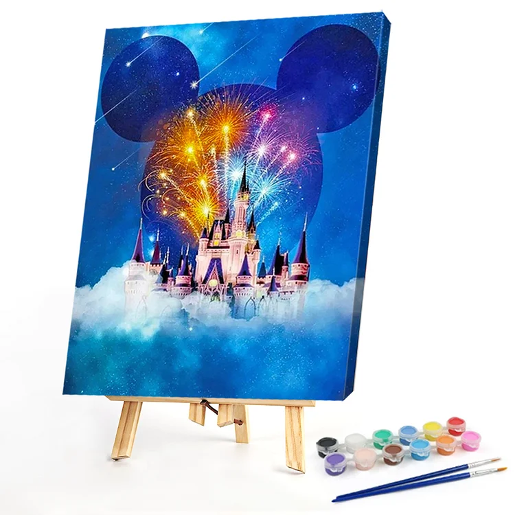 Oil Paint By Numbers - Disney 100Th Anniversary - 30*40CM