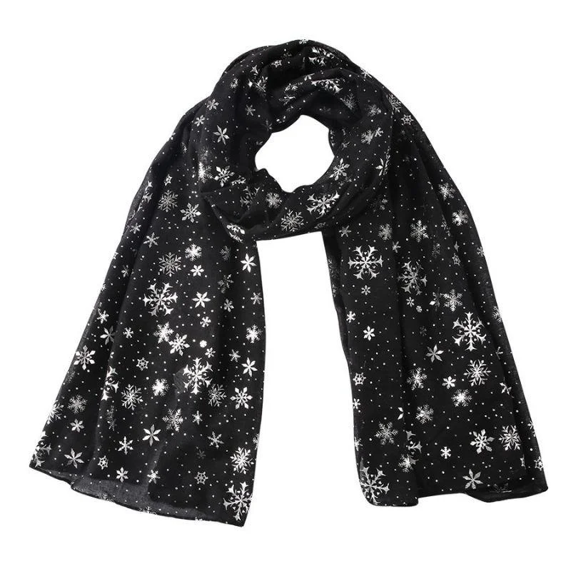 Casual Christmas Graphic Printed Scarf Accessories