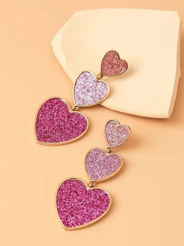 Heart earring
