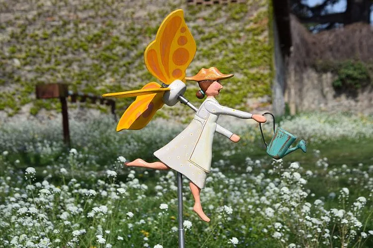 Whirligig Windmill - Flower Gardener