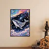 Diamond Painting-DIY Special Shaped Drill Pearl Painting Whale(30x40cm)