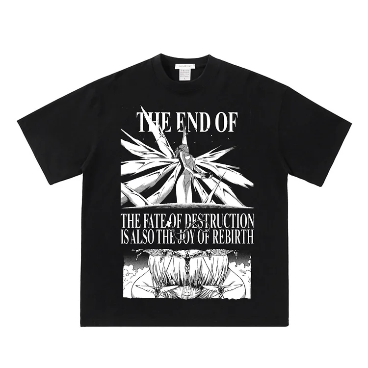 Pure Cotton Neon Genesis Evangelion EVA Aesthetic T-shirt weebmemes